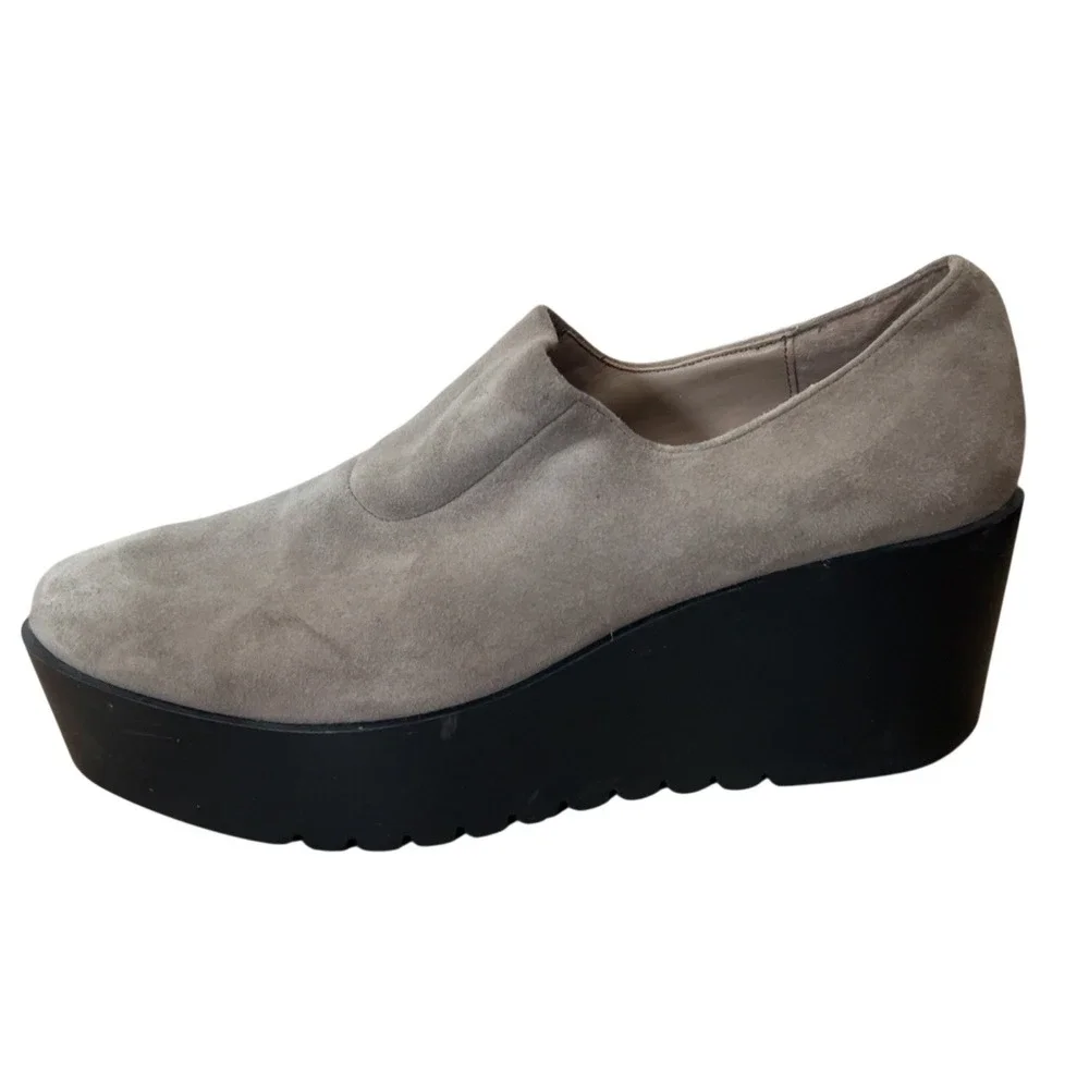 Donald J. Pliner Cape Platform wedge slip on SZ:  8